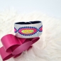 Preview: Armband Hologramm blau/neon, 21cm lang